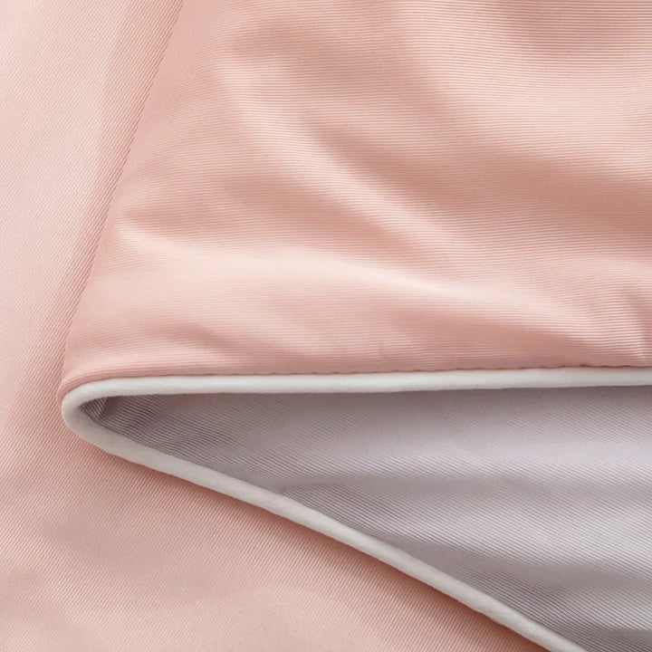 Air Condition Sommer Komforter — Ren Farge Is Silke Kjøleteppe, Lett & Glatt Twin/King Størrelse Quilt | Skanto
