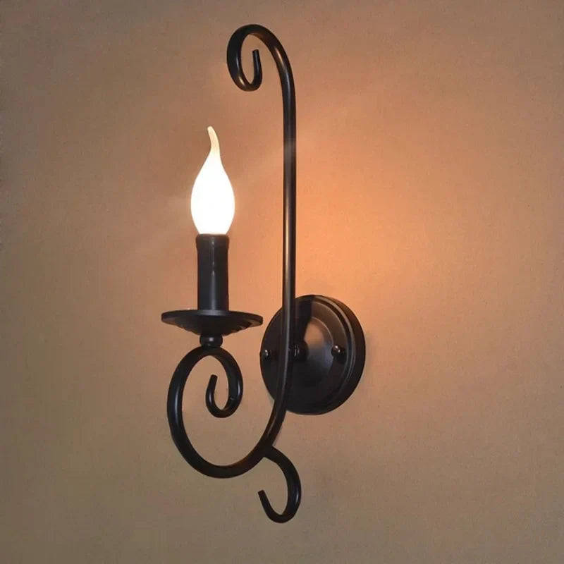 LuminousEra - Elegant Industriell Vegglampe for Soverom Skanto