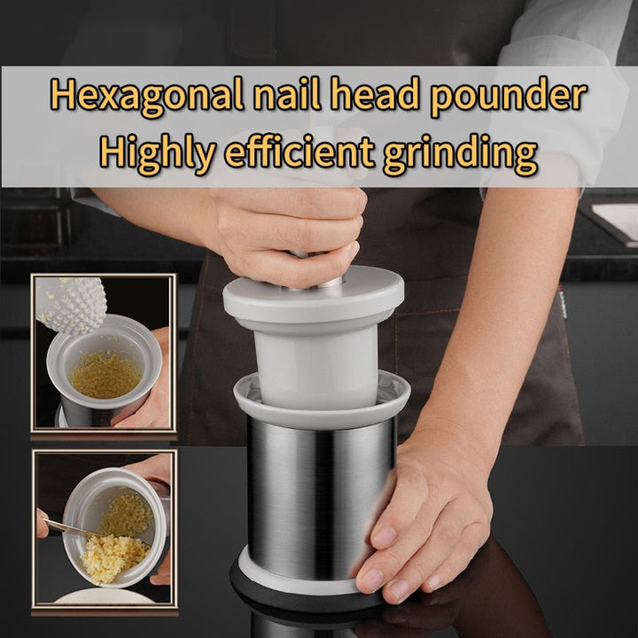 Skanto | Easy Food Rustfritt Stål Hvitløk Grinder