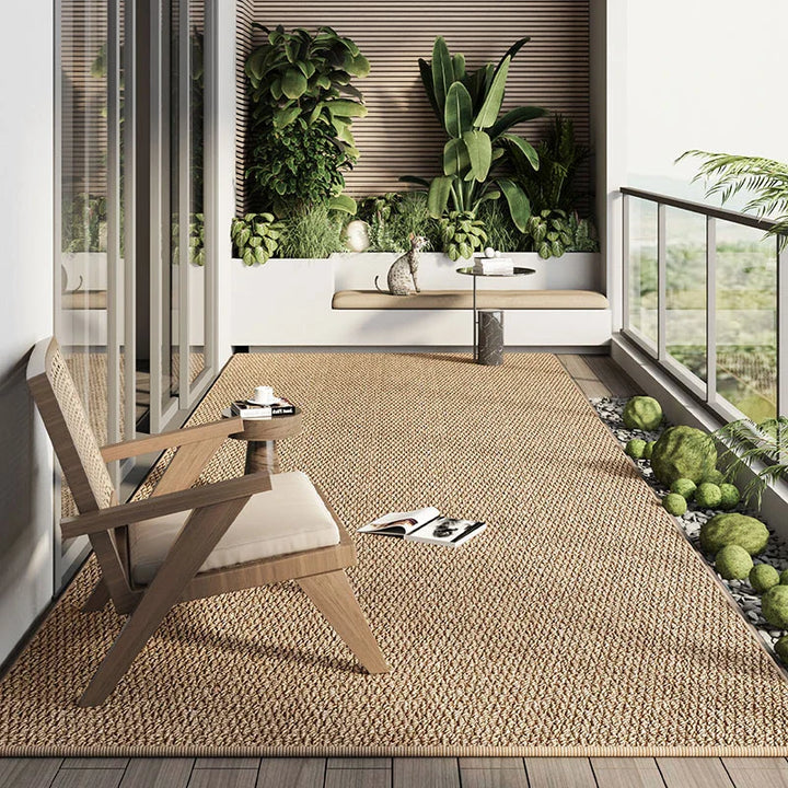 Skanto | Japansk Wabi Sabi Myk Rug Øko Vennlig Antikrøll for Stue og Soverom