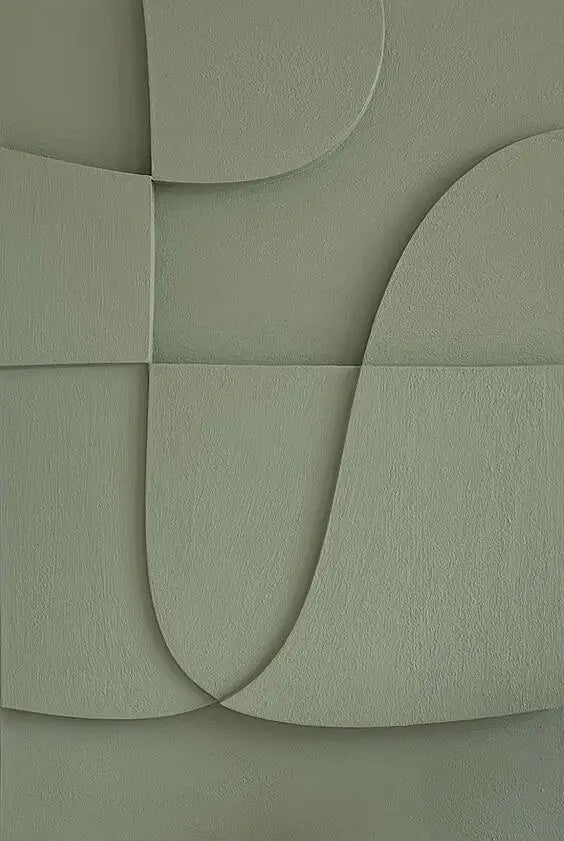 Abstract Minimalist 3D Design Wall Art Artistic Canvas Prints Pictures for Modern Apartment Living Room Dining Room Home Office Decor | Skanto