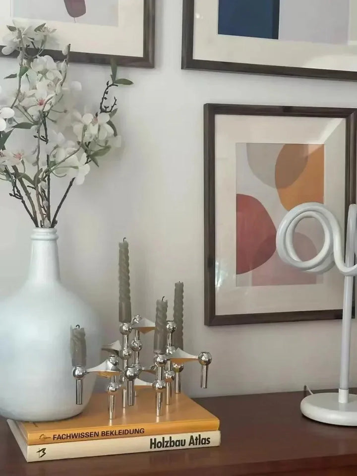 Skanto | Metall Lysestake – Modulært Molekyl Design, Bord & Dekor