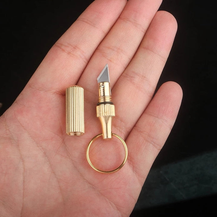 Skanto | Lommecapsule Utendørs Overlevelse Mini Kniv