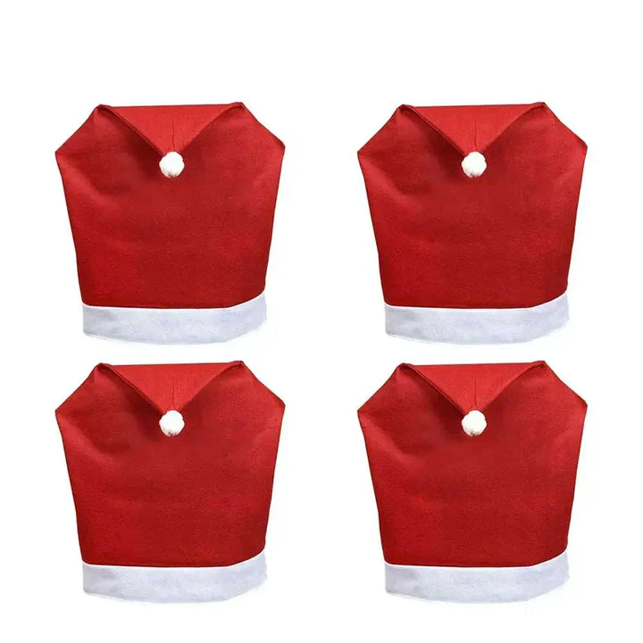 Skanto | SantaSeat Jule Stoltrekk – Sett med Dekorative Stoltrekk med Santa Design