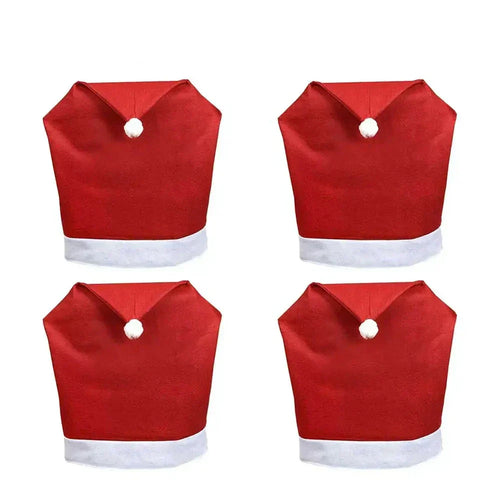Skanto | SantaSeat Jule Stoltrekk – Sett med Dekorative Stoltrekk med Santa Design