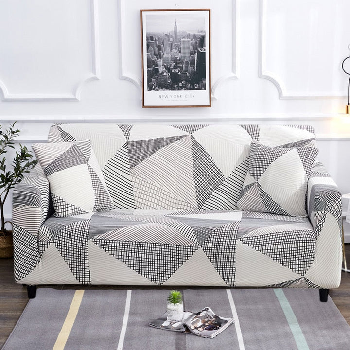 Moderne Skli-sikre Fargerik Elastisk Sofatrekk | Skanto