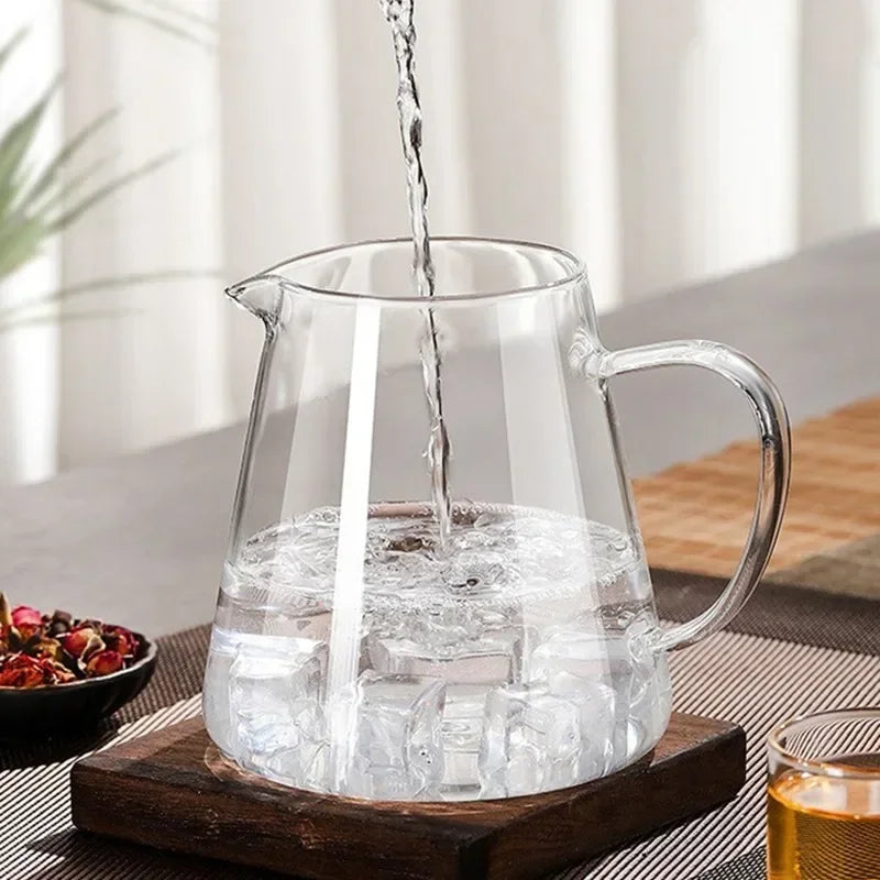 Skanto | 450ml-950ml Varmeresistente Glass Tekanne – Rustfritt Stål Te-sil, Blomstekanne for Kung Fu Te-servise, Puer- og Oolong-te