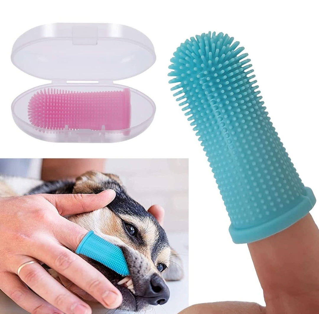 Skanto | PAWCLEAN PRO – 360° Silikon Finger Tannbørste for Stressfri Tannpleie for Hunder