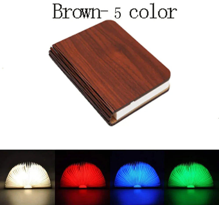 Skanto | BookGlow - Sammenleggbar LED-lampe - Bærbar og oppladbar - Lys opp nettene dine!
