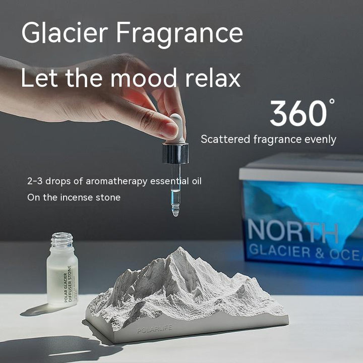 Skanto | Iceberg Aromaterapi Bluetooth Høyttaler Nattlampe