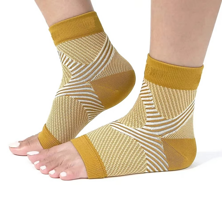 Skanto | Plantar Fasciitis Natt Kompresjonssokker med Hæl- og Bue Støtte