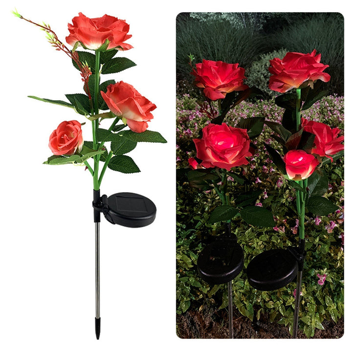 Skanto | LED Solcelle Rose Dekorativ Lys