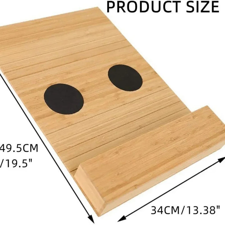 Minimalist Bamboo Sofa Armrest Organizer | Skanto