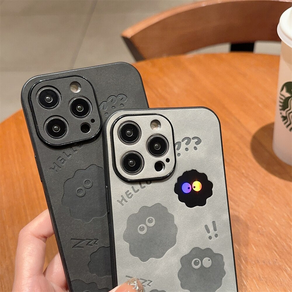 Norvo | Søt Monster Støtsikker Lær iPhone Etui