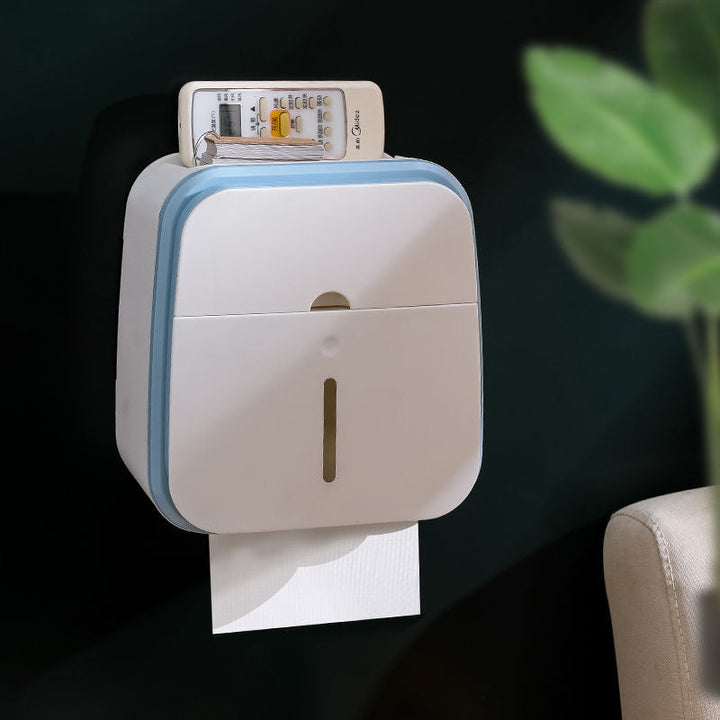 Vegghengt baderomsorganisator Tissue Box Holder | Skanto