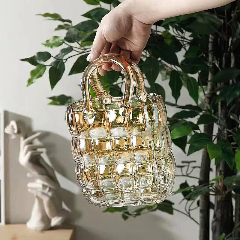Glass Bag Vase | Skanto