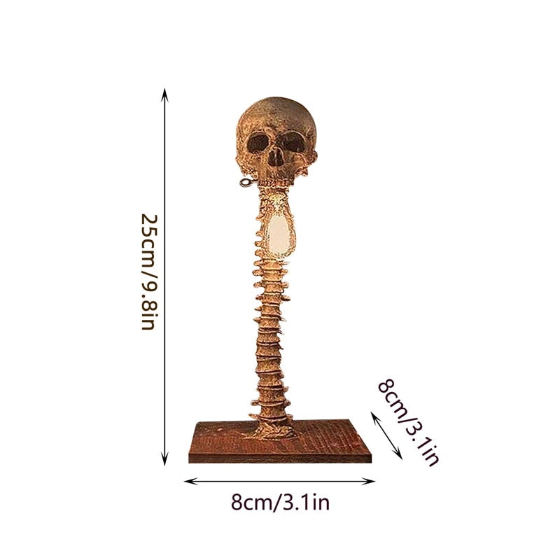 Skanto | Horror Skull med Spine Lampe