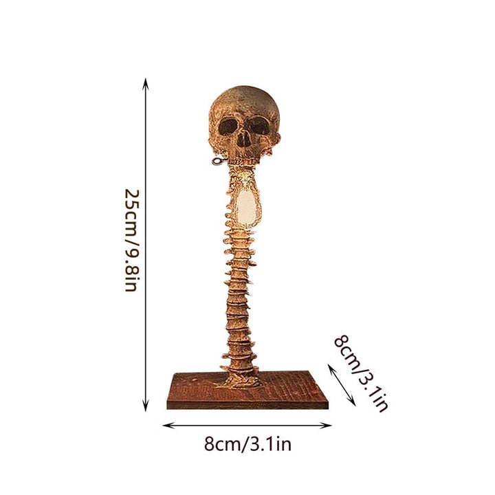 Skanto | Horror Skull med Spine Lampe