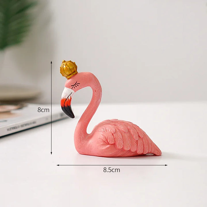 Flamora dekorativ flamingo figur – Eleganse og unik karakter for hjemmet Skanto