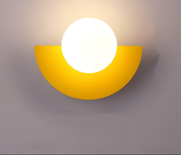 Skanto | Semi-sirkulær Vegglampe i Skandinavisk Stil Minimalisme og Varm Lys