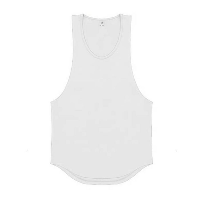 Skanto | Herres Bomull Pustende Ermeløs Trenings Tank Top