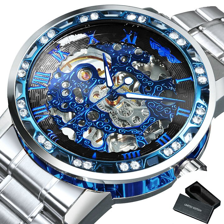 Skanto | Luminous Mechanical Titan Skeleton Watch