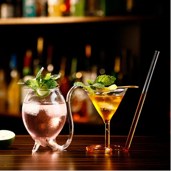 Kreative Geometriske Vin- & Cocktailglass | Skanto