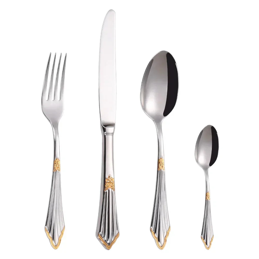 Skanto | LuxSpoon | Elegant bestikksett i gyldent design