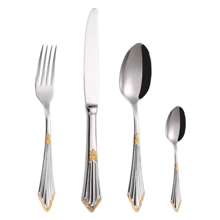 Skanto | LuxSpoon | Elegant bestikksett i gyldent design