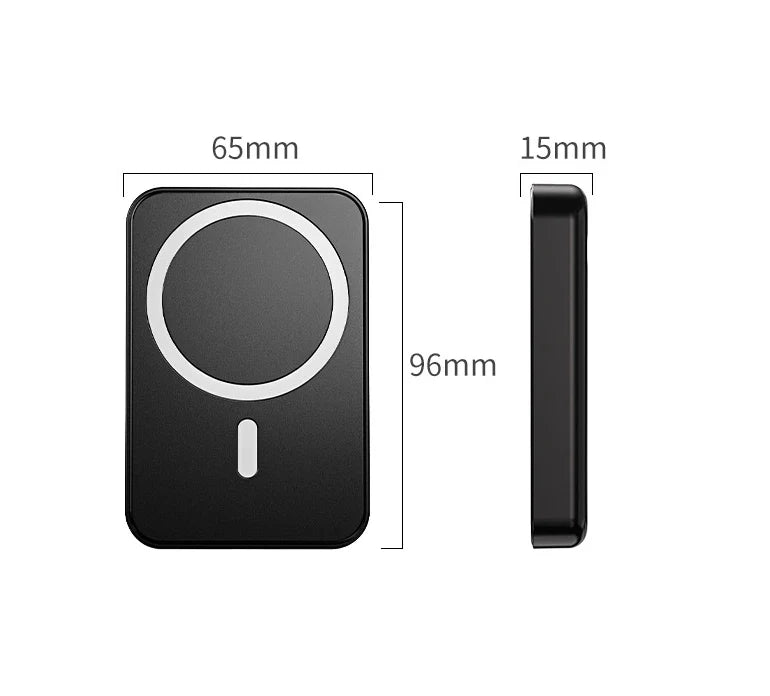 Skanto | Magnetisk Trådløs Power Bank med Stativ