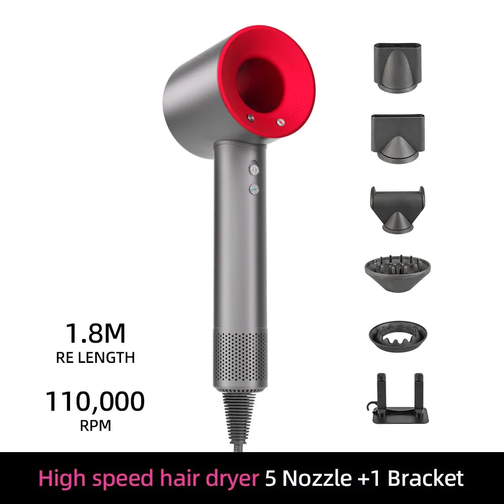 Skanto | Ion Hårføner | 200 Million Negative Ions | Intelligent Temperaturkontroll | 110,000 RPM