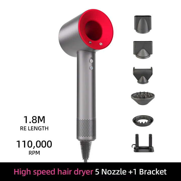 Skanto | Ion Hårføner | 200 Million Negative Ions | Intelligent Temperaturkontroll | 110,000 RPM