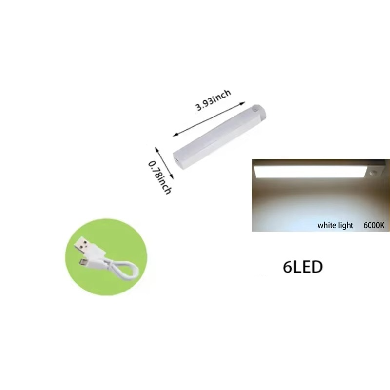 Skanto | Smart Sensor LED Nattlys - Bevegelsesaktivert, Lysdempbar & Oppladbar