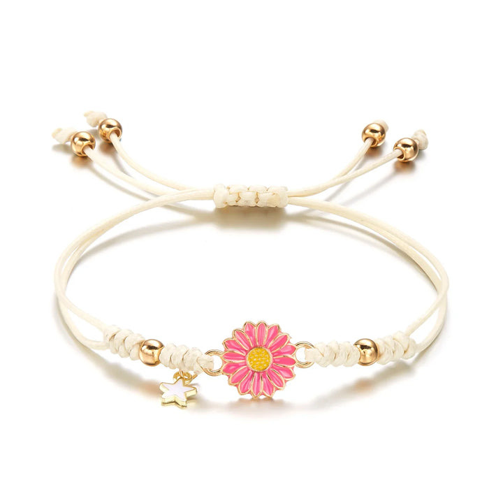 Skanto | Fléttet Feminin Blomster Stjerne Armbånd