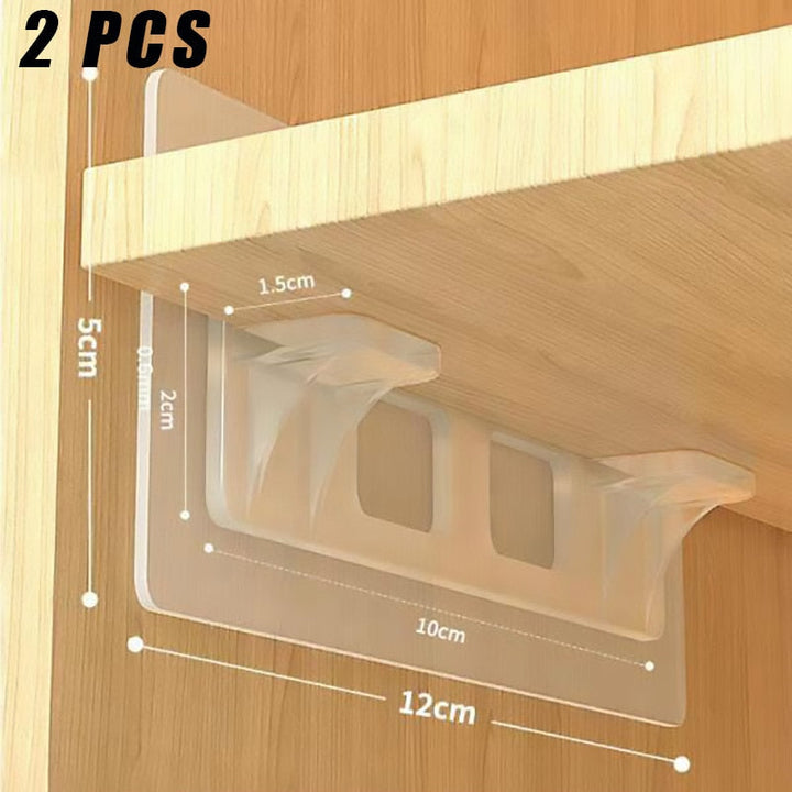 Self-Cutting Closet Wizard Shelf Support Bracket | Skanto