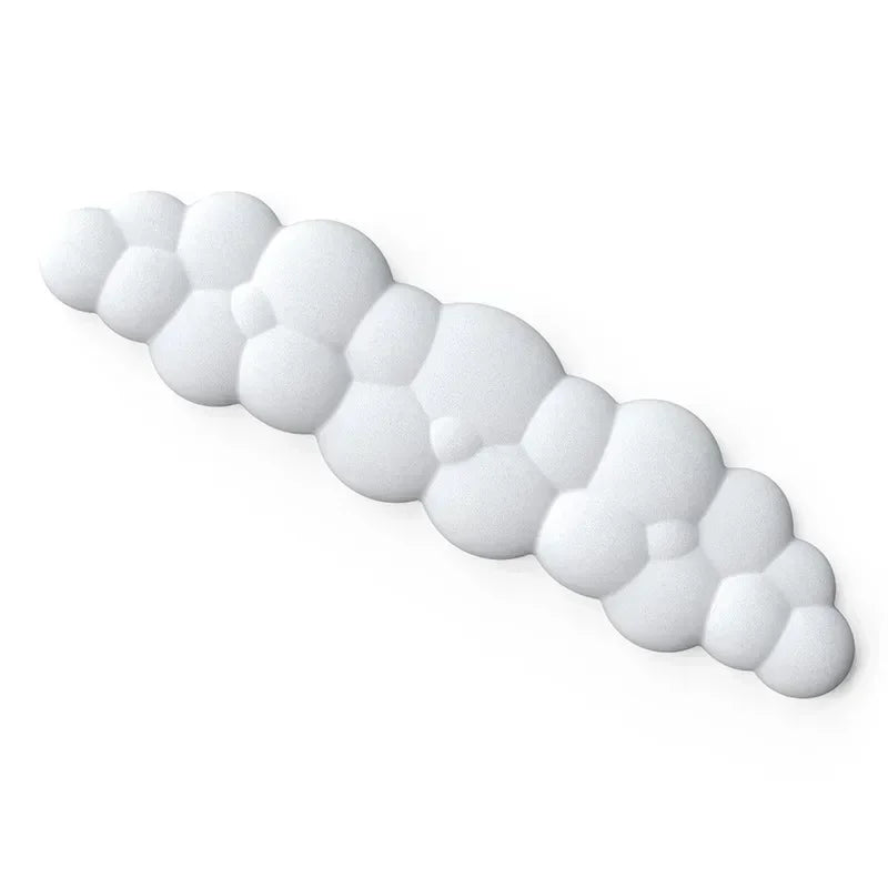Skanto | Cloud Memory Foam Musmatte med Håndleddstøtte - Anti-Sklisikker Kontor- og Gaming Tastaturstøtte