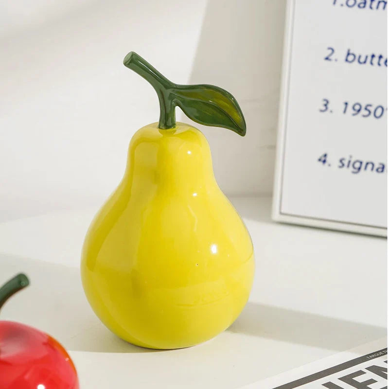 Frukt Keramisk Ornament – Borddekorasjon & Hjem Accent | Skanto