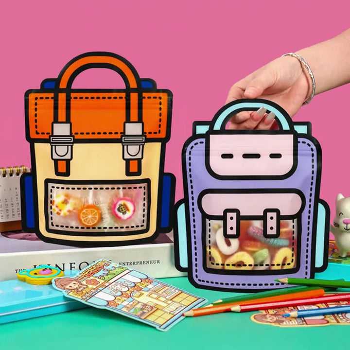 Skanto | 50stk Kreativ 2D Tegneserie Skoleveske