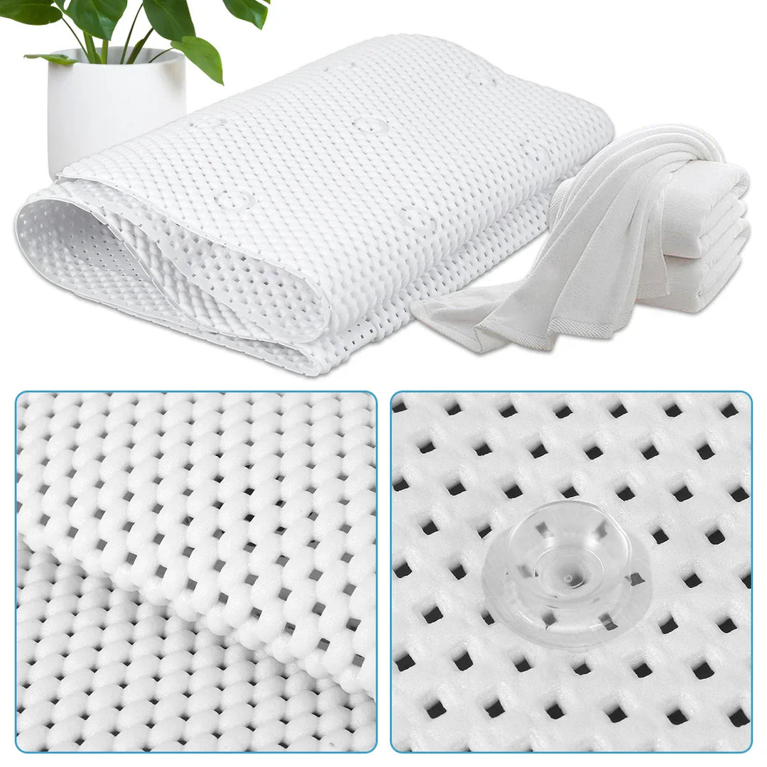 HydroComfort Non-Slip Badekar Matte med Pute Skanto