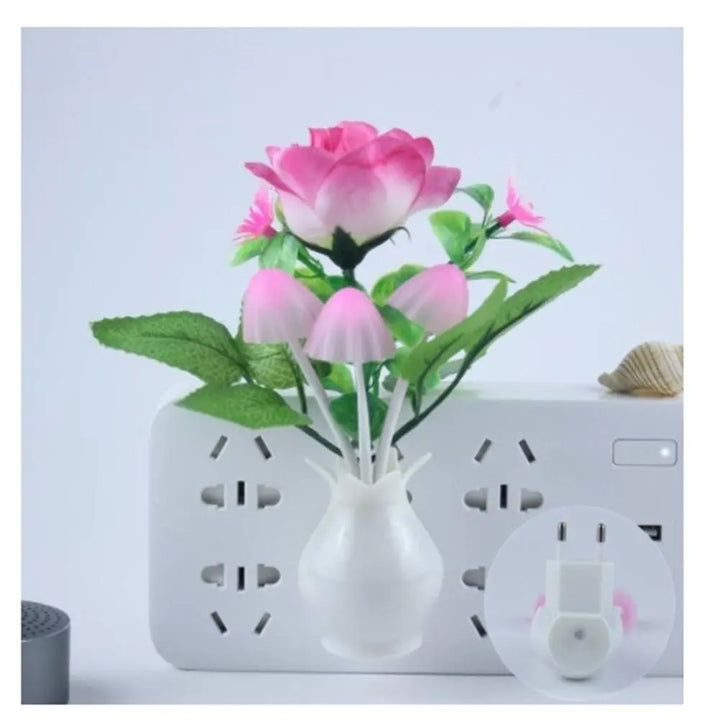 Mini Flower Vase Smart Light Sensor Night Lamp | Skanto