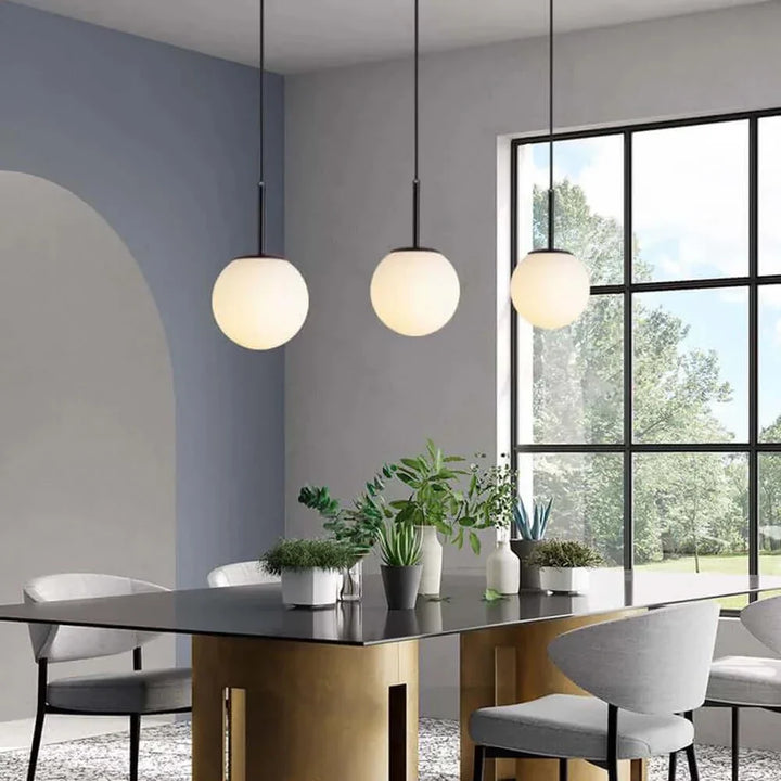 Skanto | Mid-Century Modern Glass Ball Pendant Light