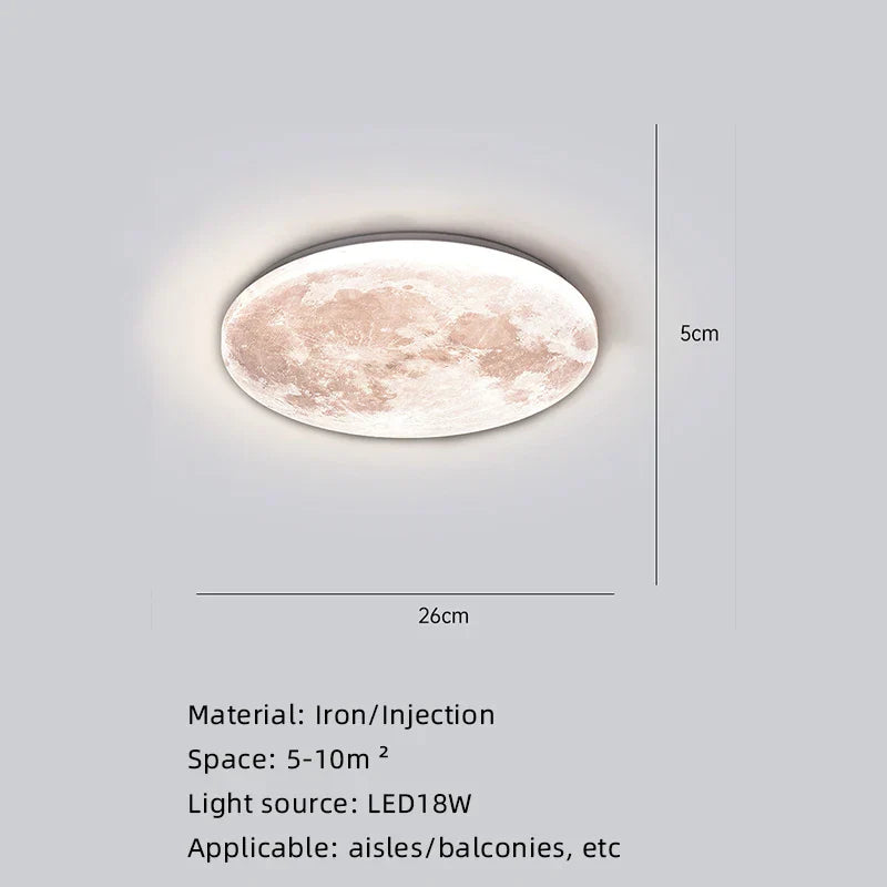 Moon Surface Artistic Modern Ceiling Lamp | Skanto