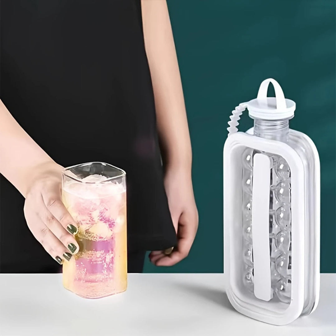 Plassbesparende isbitmaker for forfriskende delikatesser hjemme | Skanto