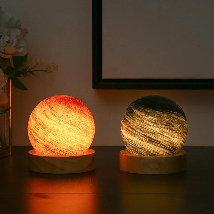 Skanto | CosmicGlow - Mini nattlamper 3D - soldekorasjon LED - galakse stemning
