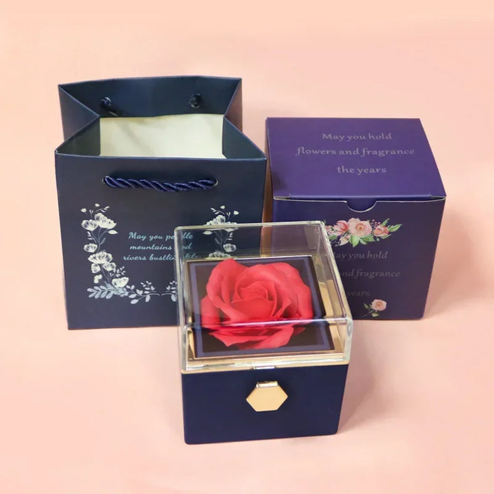 Skanto | Evig Rose Spin Display Smykkeske
