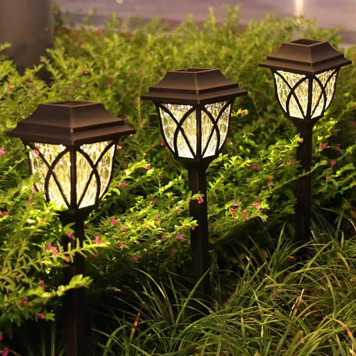 Skanto | 2-Pack Solcelledrevne LED Hagebelysning for Sti og Landskap