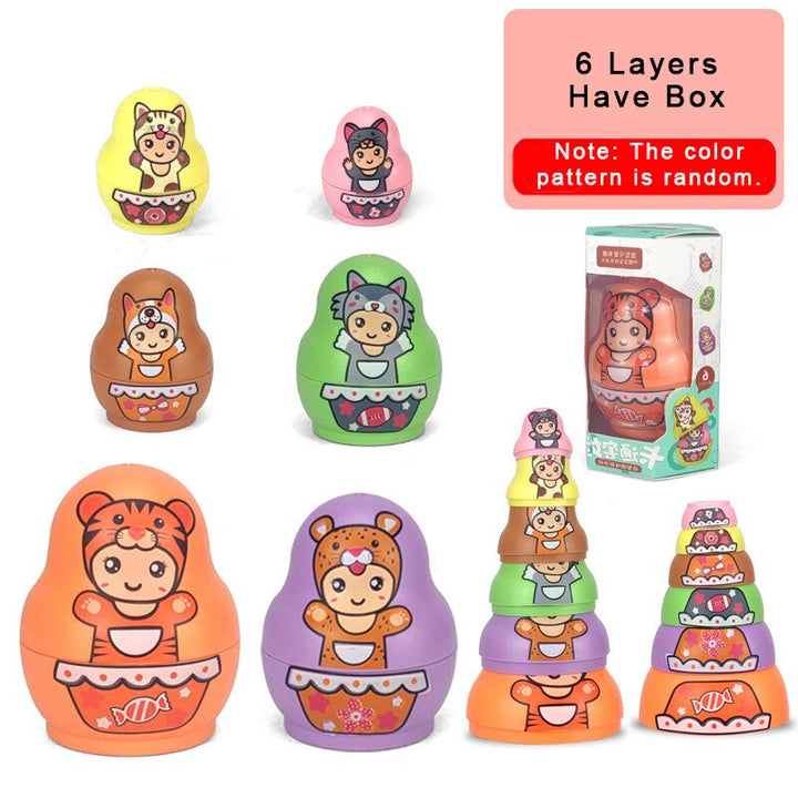 Skanto | Utdannende Fargerike Barn Matryoshka Dukker