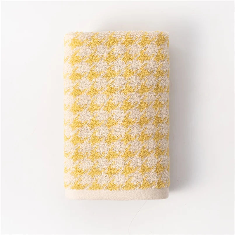 HoundLuxe Vintage Houndstooth Bomull Ansiktsklut Skanto