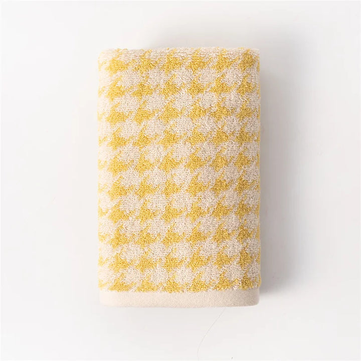 HoundLuxe Vintage Houndstooth Bomull Ansiktsklut Skanto