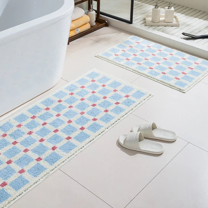 Lang Tufting Gitter Bade Matte | Skanto
